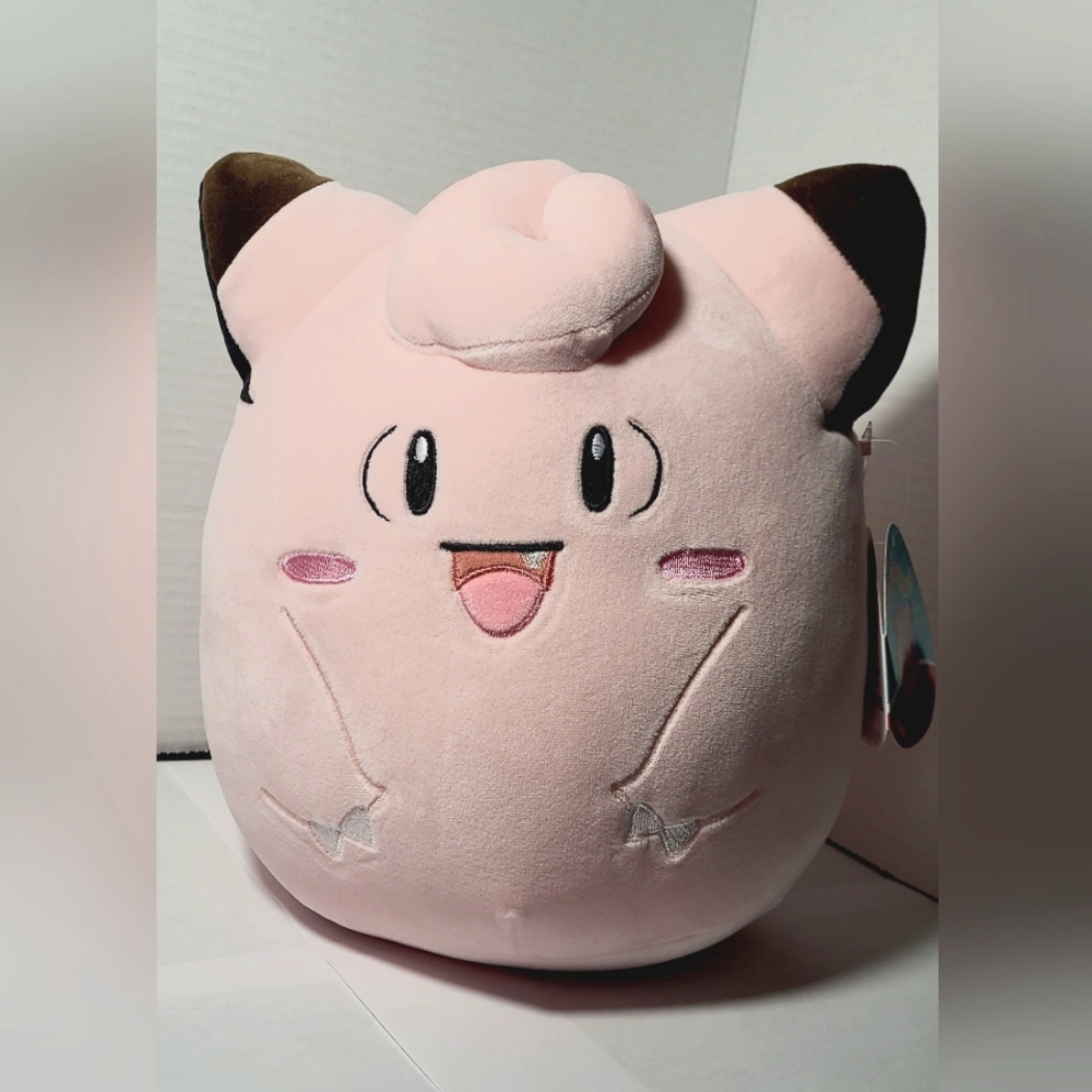Clefairy 10” Pokémon Squishmallows Collab NWT
